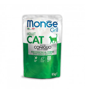 Monge, Cat Grill Pouch, влажный корм д/кошек (кролик)